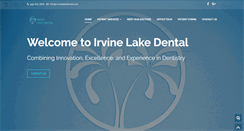 Desktop Screenshot of irvinelakedental.com