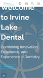 Mobile Screenshot of irvinelakedental.com